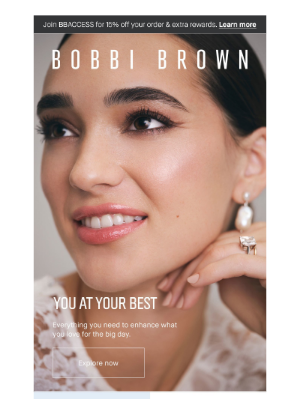 Bobbi Brown Cosmetics - Wedding soon? Let’s play up your beauty.