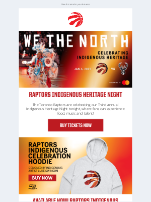 Toronto Raptors - Celebrate Raptors Indigenous Heritage Night