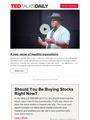 TED - A new vision of healthy masculinity