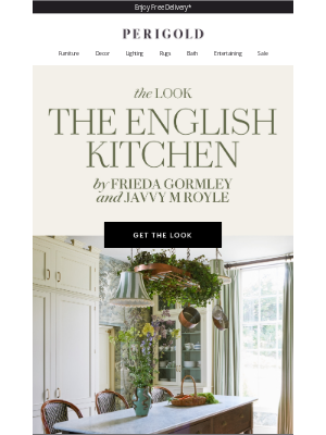Perigold - The English kitchen, the House of Hackney way.