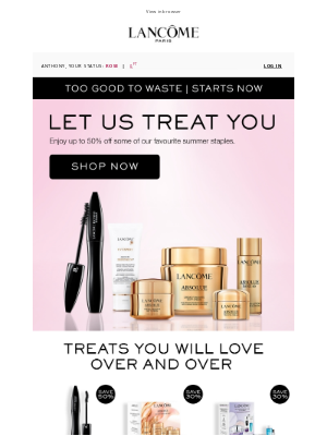 Lancome (Canada) - Summer favourites are on sale