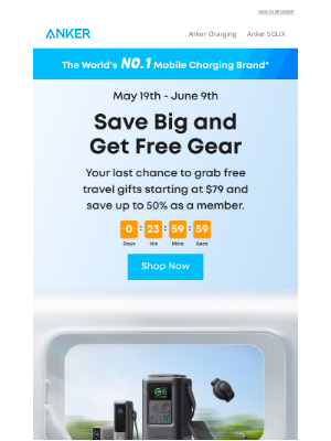 Anker - ⏰ Ending Soon: Score Free Gear With Your Order