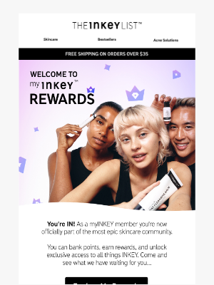 The INKEY List - It’s official! You’re a part of myINKEY Rewards 🌟