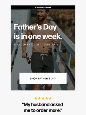 Bearbottom Clothing - Father's Day is One Week Away