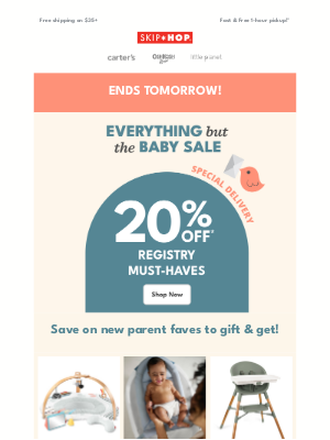 Skip Hop - ⚠️ENDS SOON: 20% Off Registry Faves!