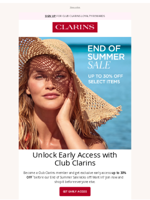 Clarins - ✨ Join Club Clarins & Save Up to 30%