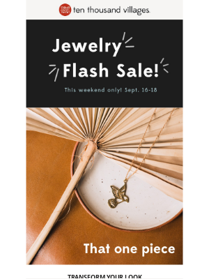 Ten Thousand Villages - 25% OFF JEWELRY