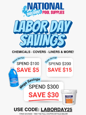National Discount Pool Supplies - COUPON EXPIRES TONIGHT 🚨