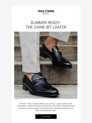 Paul Evans - Meet the Caine Bit Loafer