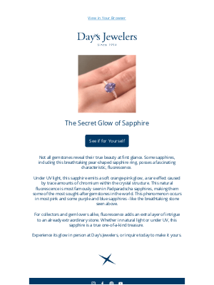 Day’s Jewelers - A Rare Phenomenon ✨