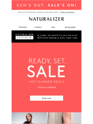 Naturalizer - Summer must-haves: Cute shoes ✔️ Great deals ✔️