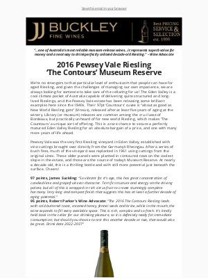 JJ Buckley Fine Wines - “Vibrant” 97pt Riesling Under $30 - “a winning value”