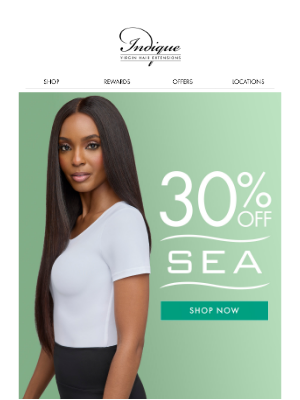 INDIQUE Virgin Hair Extensions - It’s getting hot 🔥 30% off SEA!