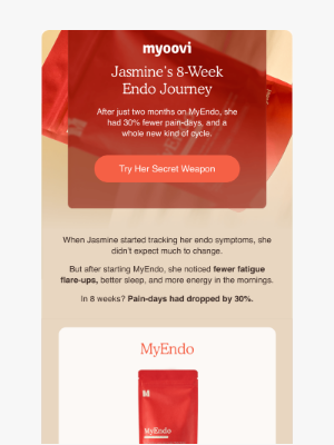 Myoovi - 30% fewer flare-ups? See Jasmine’s story