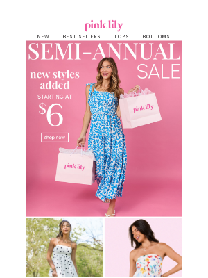 The Pink Lily Boutique - Semi Annual SALE: NEW styles added!