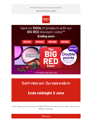 Argos (United Kingdom) - The final countdown