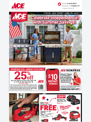Ace Hardware - Stars, Stripes & Backyard Delights