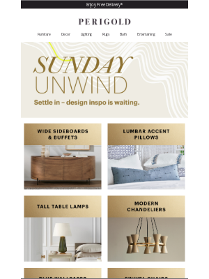 Perigold - NEW Wide Sideboards & Buffets, Lumbar Accent Pillows & more for your fall update.