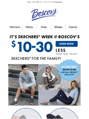 Boscov's - It’s Skechers Week @ Boscovs!