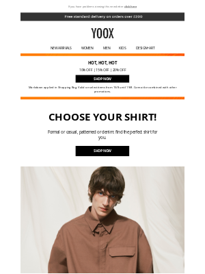 YOOX - Your favourite shirt? Find it here >