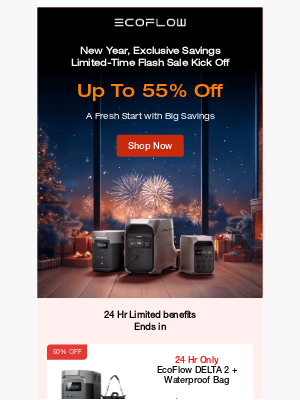 EcoFlow - 🎉 New Year’s Flash Sale: Open Now for Big Discounts!