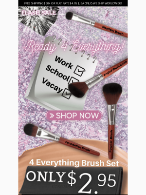 Coastal Scents - $2.95 4 Everything Brush Set 🤩