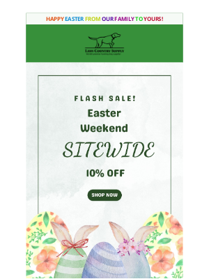 Lion Country Supply - Limited Time: Easter Flash Deals Await! 🐰🐣