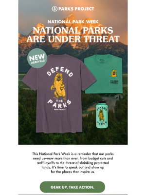 Parks Project - NEW Defend The Parks Gear Just Dropped!