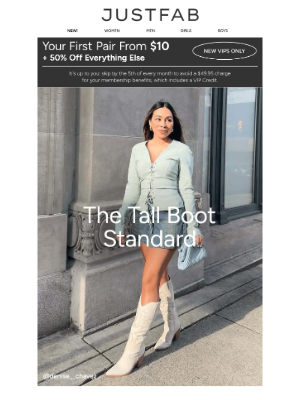 LAST CHANCE: Tall Boots Starting at $10 + 50% Off 📣