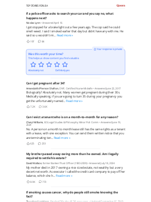 Quora - If a police officer asks to search your car and you say no, what happens next?