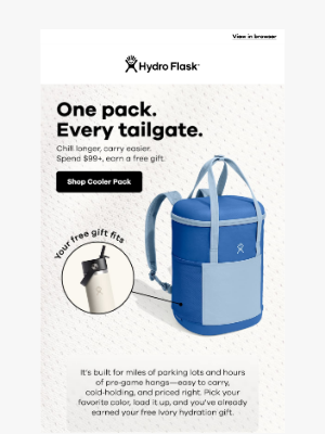 Hydroflask - This is the cooler for your tailgate lineup