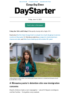 Tampa Bay Times - Deportation threats test religious leaders' faith