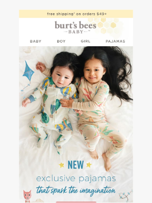Burt's Bees Baby - Exclusive PJs Just Dropped!