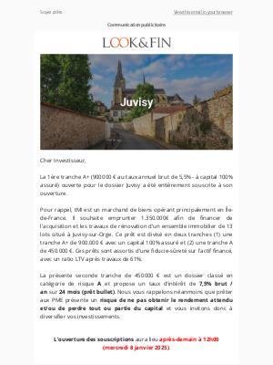 Look & Fin (France) - Nouveau dossier A : Juvisy