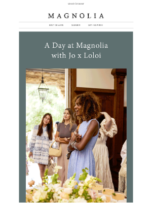 magnolia - We hosted a spring gathering at the Castle