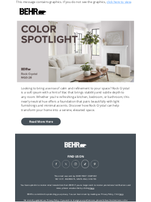 Behr Process - Finding the Right Balance with Rock Crystal