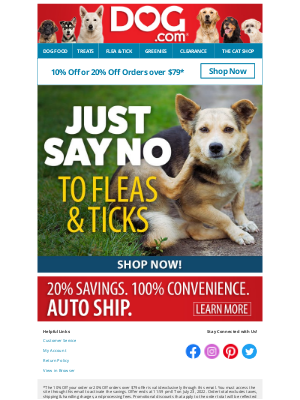 dog - Just Unleashed: 20% Off Your Order