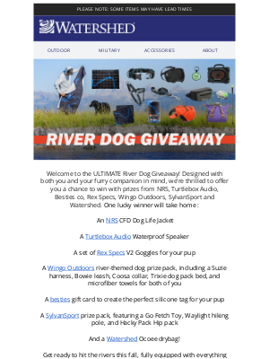 The ULTIMATE River Dog Giveaway Is Here!