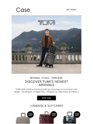 Case Luggage - Introducing The Latest TUMI Arrivals - Elevated Style In Every Detail
