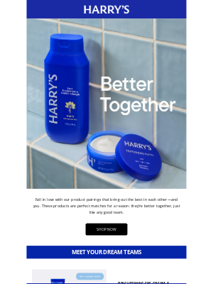 Harry's - Better together 🤞