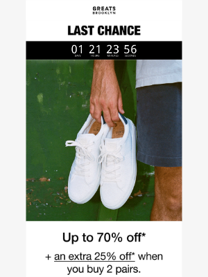 Don’t wait — Final days for sale ⏰