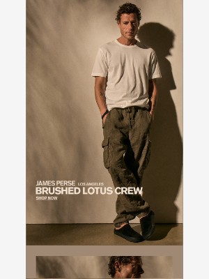 James Perse Ent. - The Brushed Lotus Crew