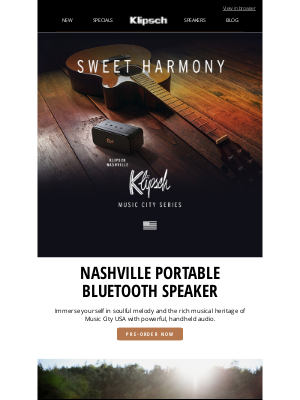 Klipsch - MUSIC CITY MAGIC | Meet The Klipsch Nashville Portable Bluetooth Speaker