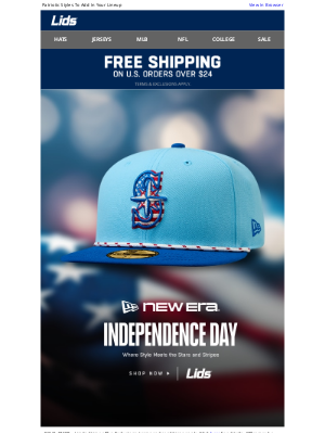 LIDS - Just Dropped: Mariners Stars & Stripes Headwear!