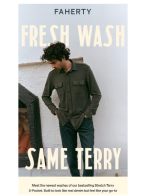 Faherty Brand - Stretch Terry in New Washes