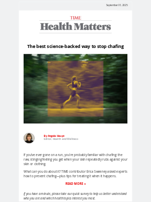 MyRecipes - The best science-backed way to stop chafing