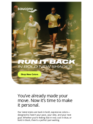 Saucony - Color Your Comeback