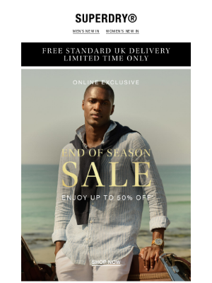 Superdry - Shirts Up to 50% Off – Bank Holiday Ready