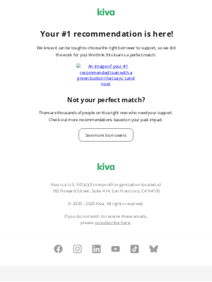 Kiva - We picked this borrower for you!