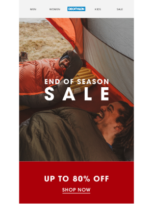 Decathlon - Up to 80% Off Your Favorite Gear